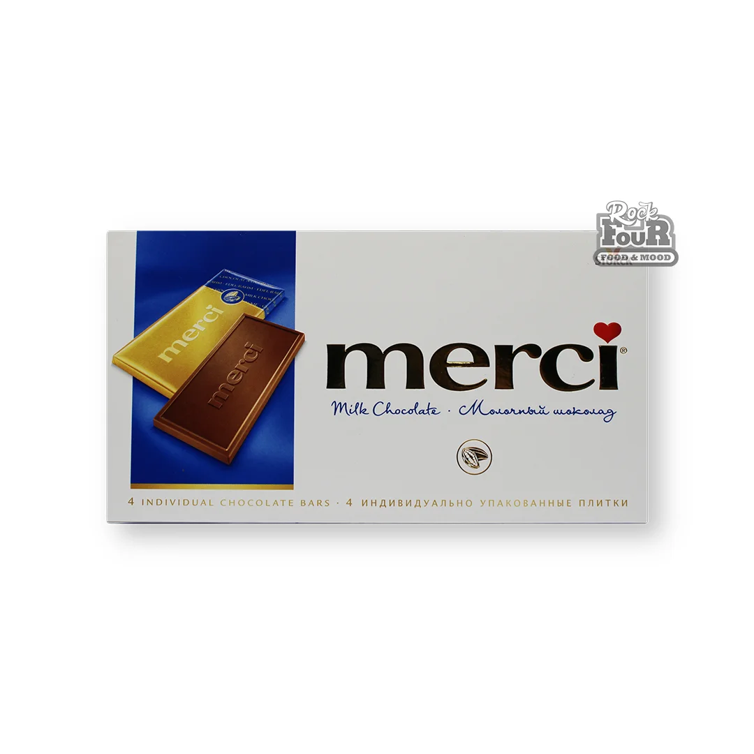 Կաթնային շոկոլադ «Merci» 100գ